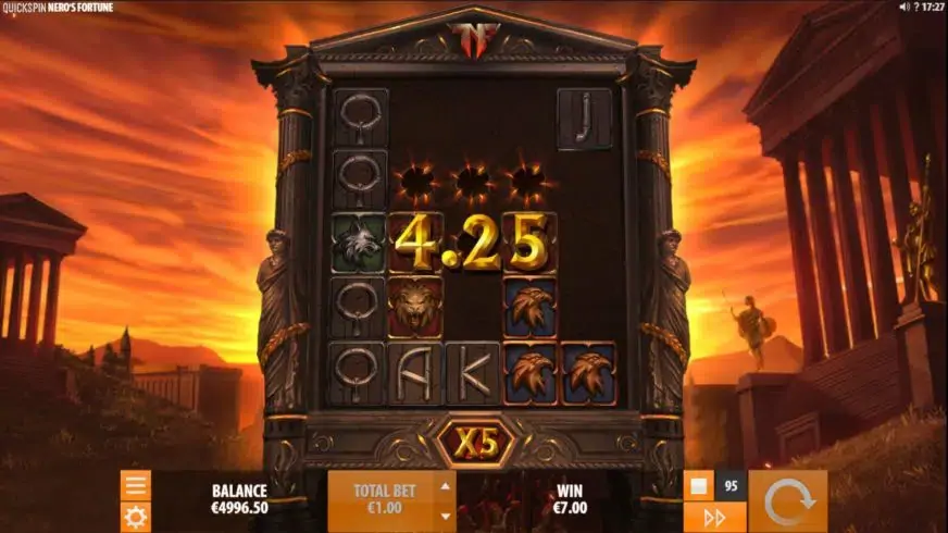 Nero’s Fortune slot screenshot 3