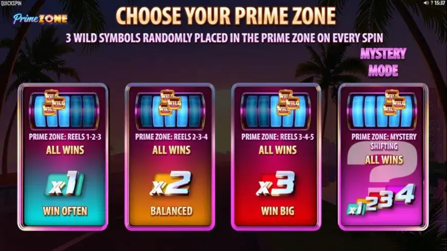 Prime Zone slot screenshot 5