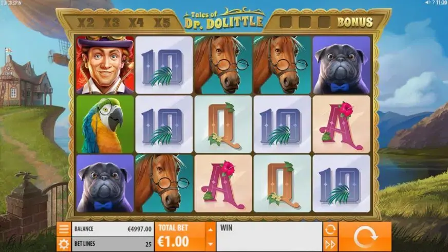 Tales of Dr Dolittle slot screenshot 1