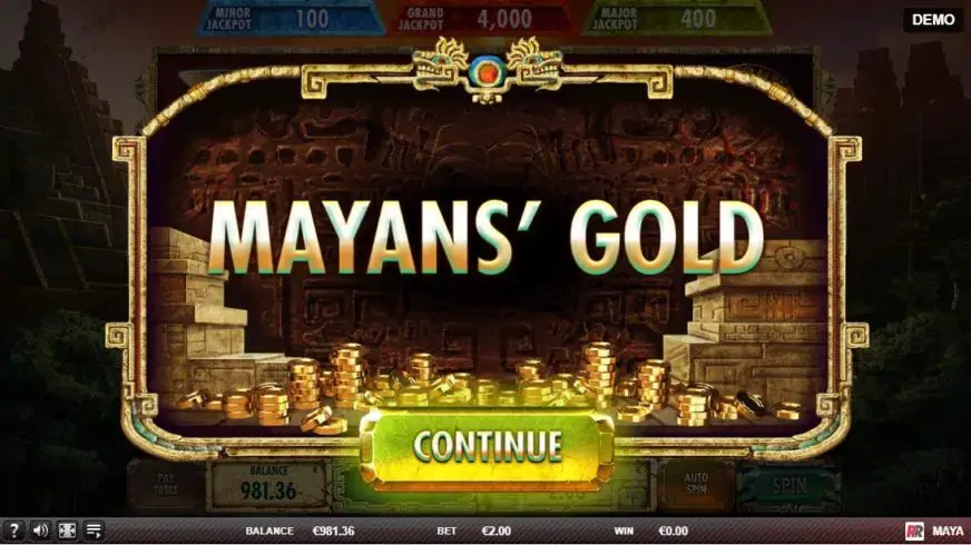Maya slot screenshot 3