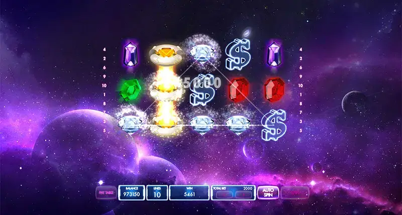 Mega Stellar slot screenshot 2