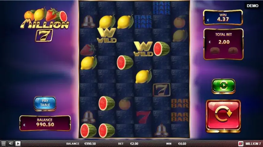 Million 7 slot screenshot 3