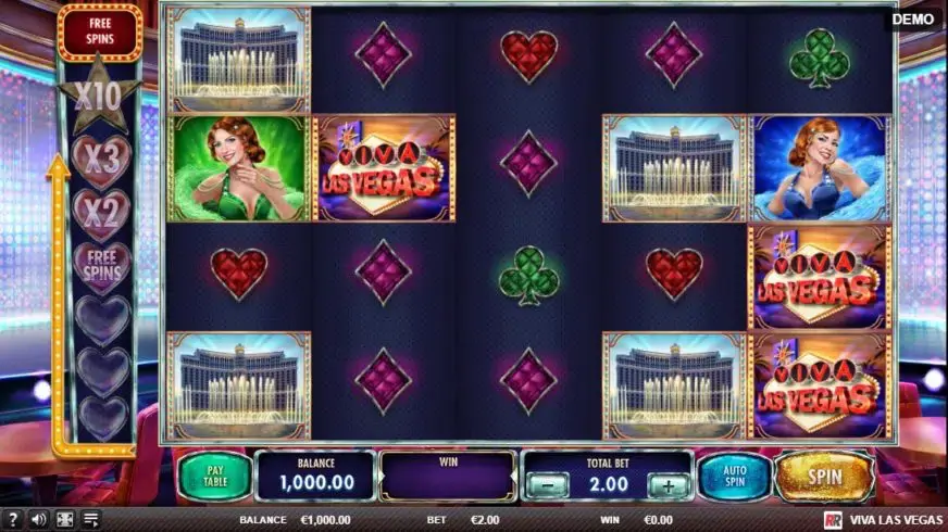 Viva Las Vegas slot screenshot 1