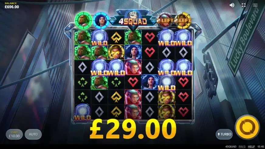 4Squad slot screenshot 2