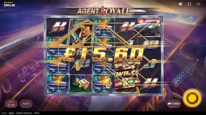 Agent Royale slot screenshot 
