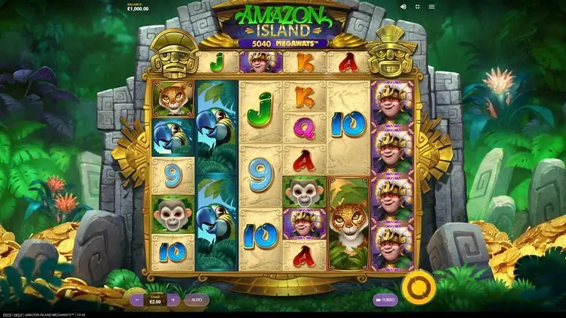 Amazon Island MegaWays slot screenshot 1