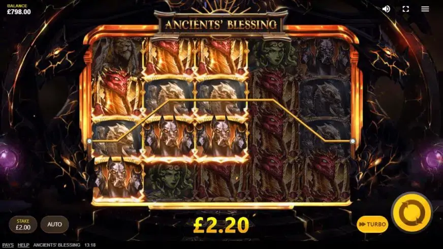 Ancients Blessing slot screenshot 2