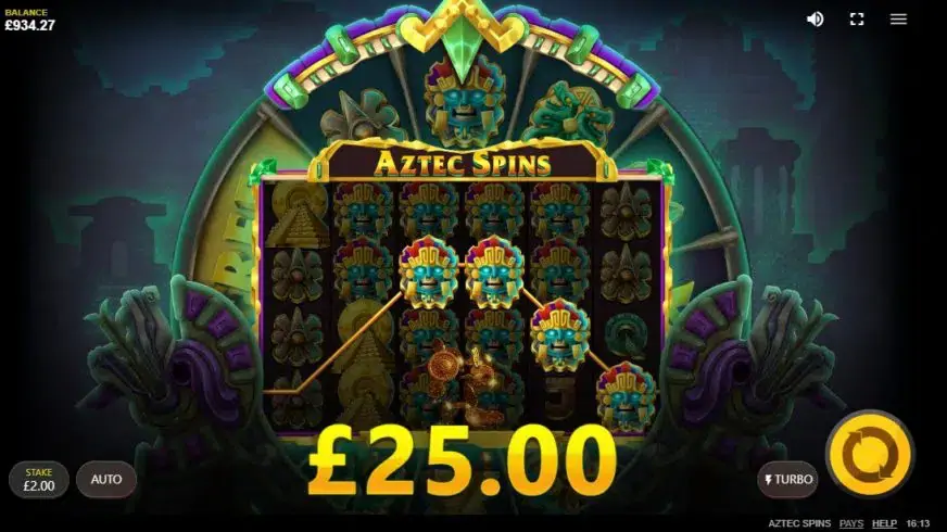 Aztec Spins slot screenshot 2