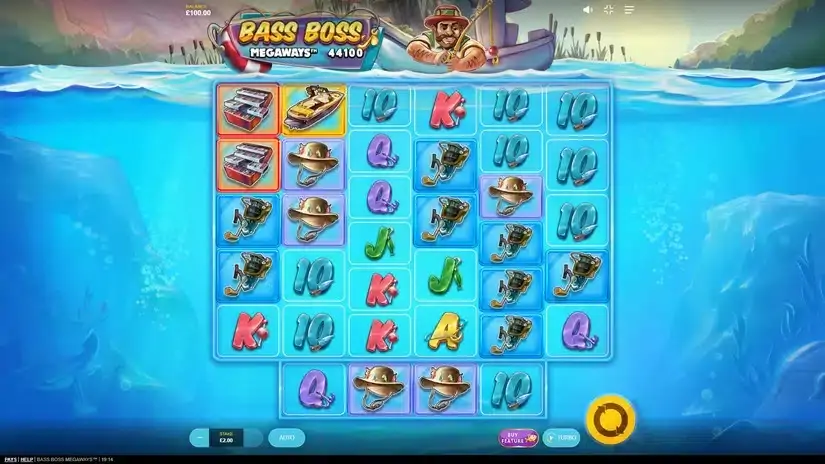 Bass Boss Megaways slot screenshot 