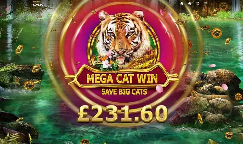 Big Cat Rescue MegaWays slot screenshot 