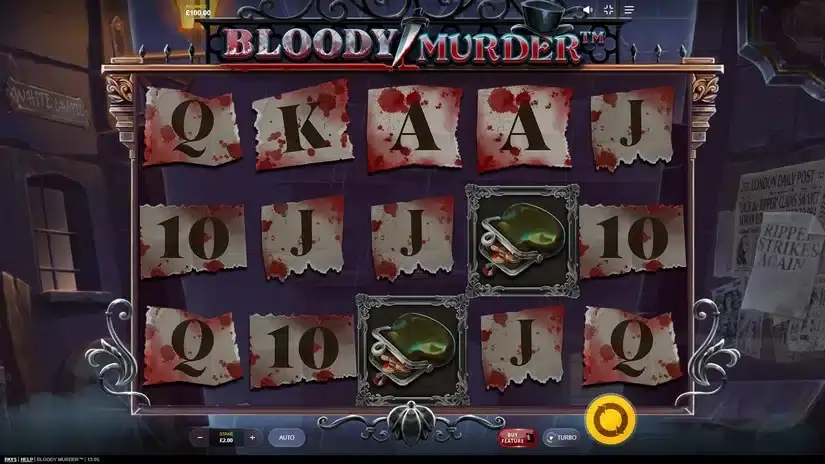 Bloody Murder slot screenshot 