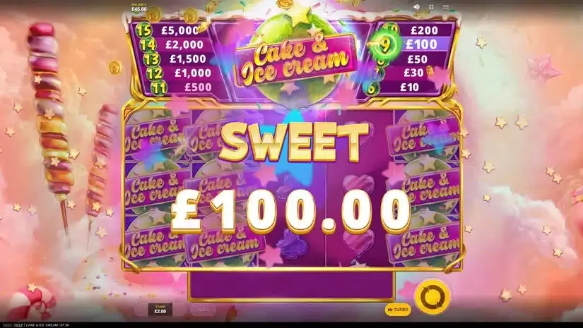 Cake & Ice Cream slot screenshot 5