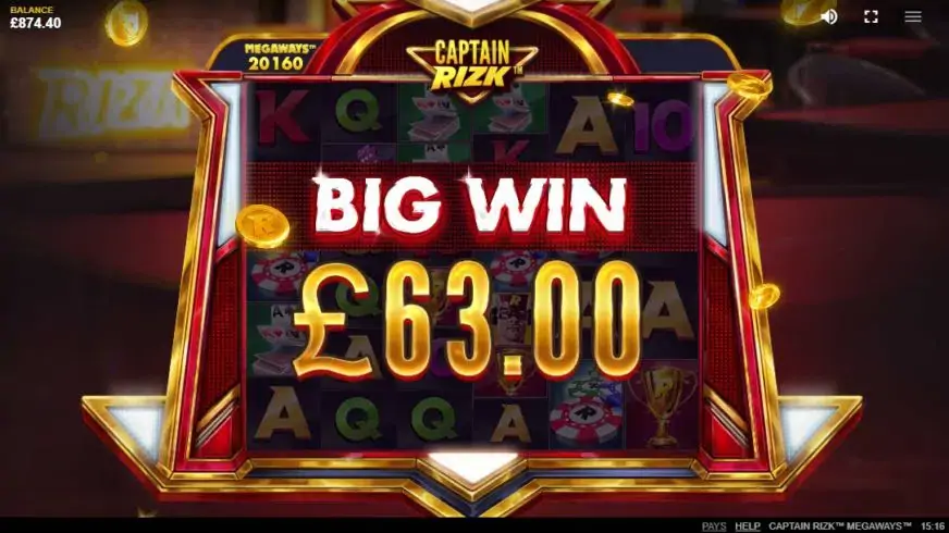 Captain Rizk Megaways slot screenshot 4