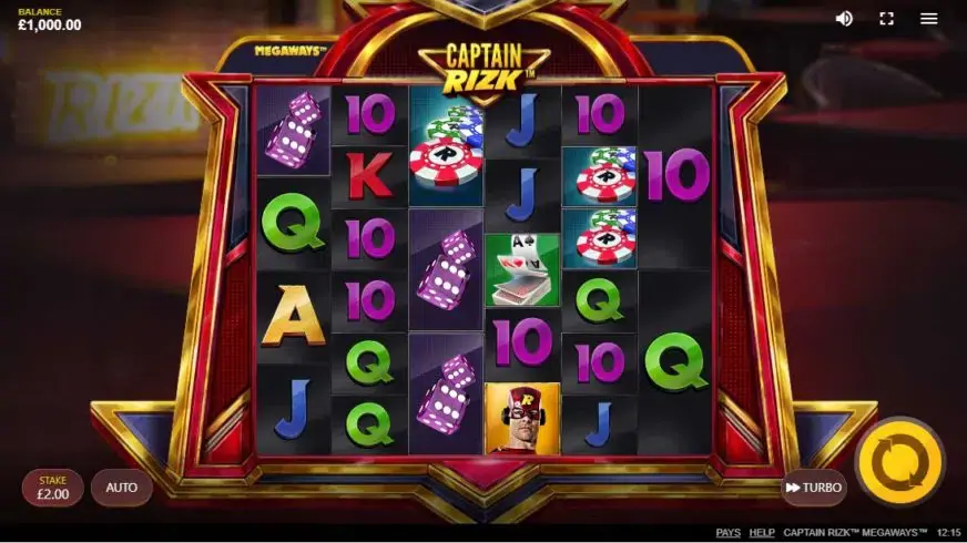 Captain Rizk Megaways slot screenshot 1