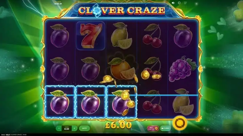 Clover Craze slot screenshot 2
