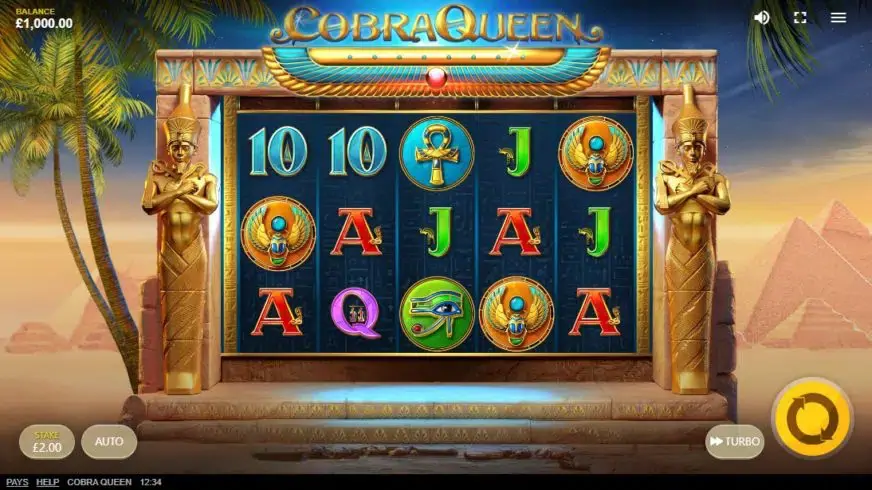 Cobra Queen slot screenshot 