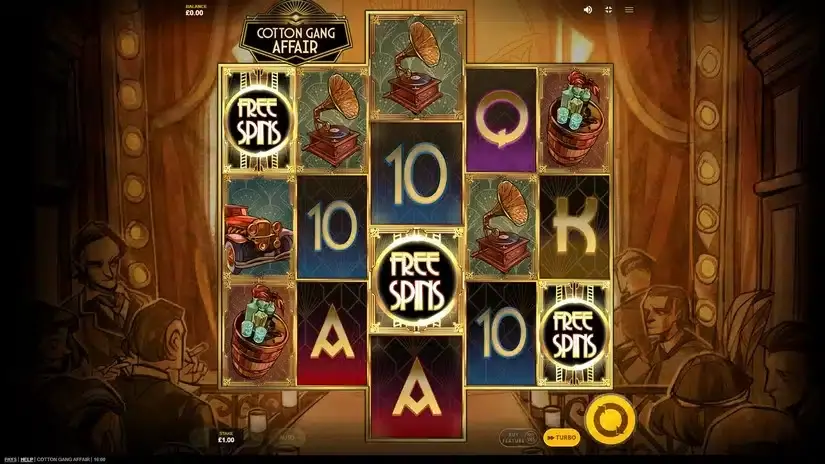 Cotton Gang Affair slot screenshot 2