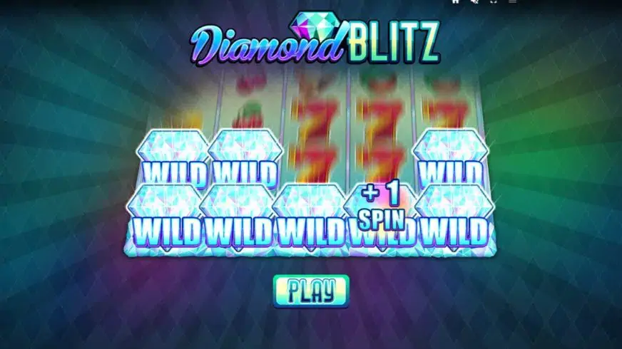 Diamond Blitz slot screenshot 