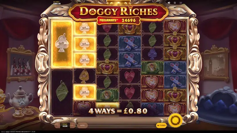 Doggy Riches Megaways slot screenshot 2