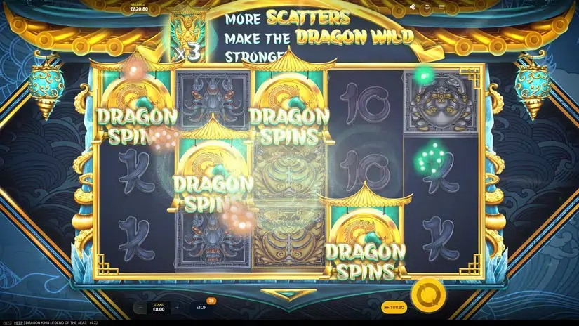 Dragon King Legend Of The Seas slot screenshot 4