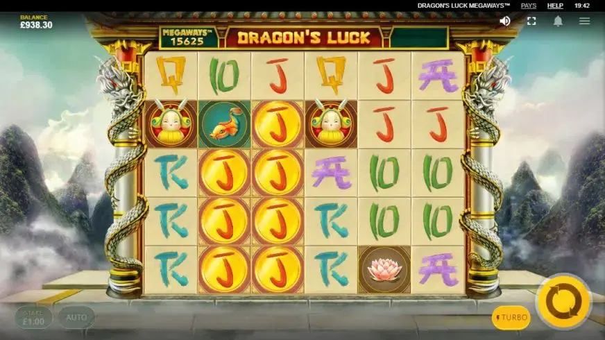 Dragon’s Luck Megaways slot screenshot 2