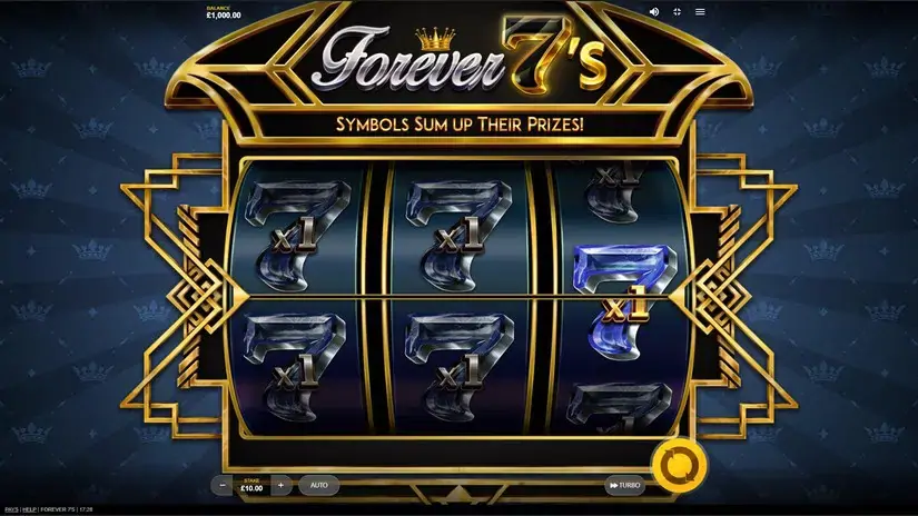 Forever 7s slot screenshot 1