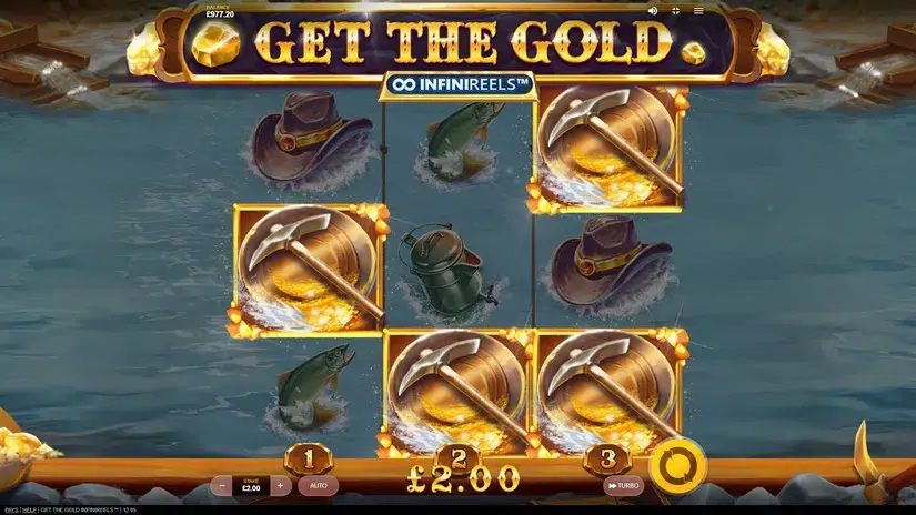 Get The Gold Infinireels slot screenshot 2