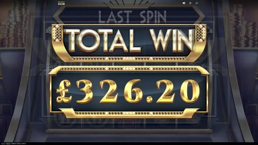 Great Gold slot screenshot 