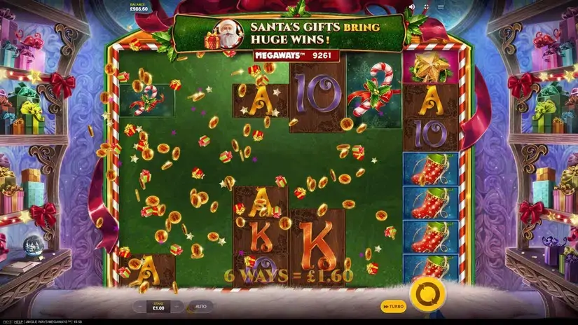 Joker Times Xmas Edition slot screenshot 2