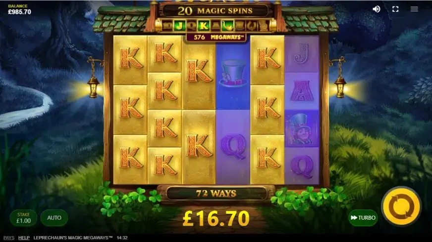 Leprechaun’s Magic Megaways slot screenshot 1
