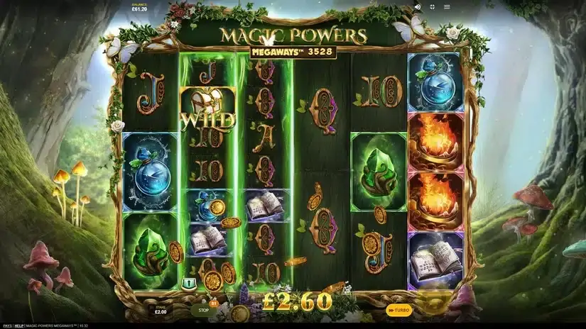 Magic Powers Megaways slot screenshot 