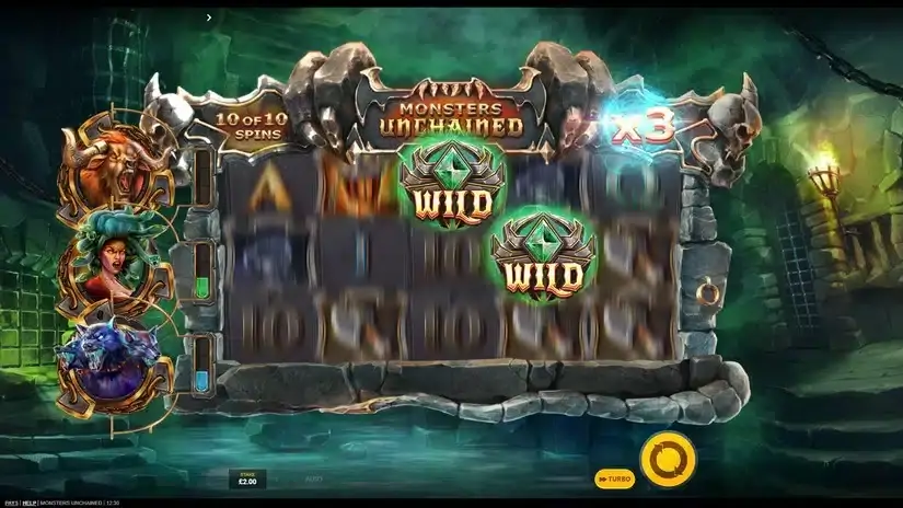 Monsters Unchained slot screenshot 2
