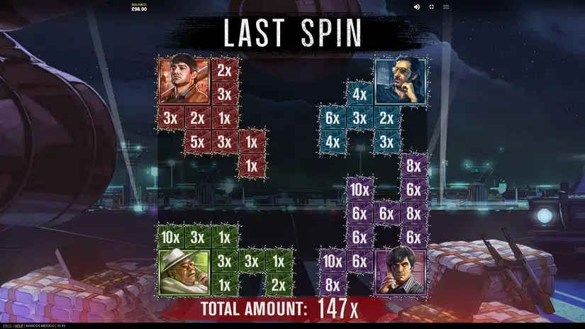 Narcos Mexico slot screenshot 4