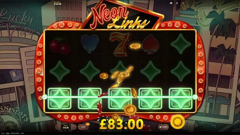 Neon Links slot screenshot 4