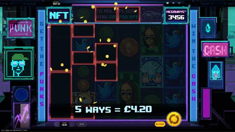 NFT Megaways slot screenshot 3