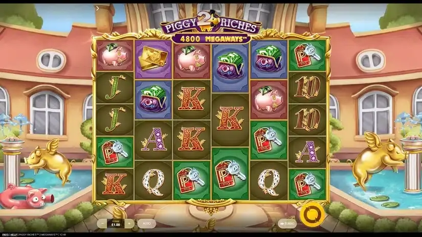 Piggy Riches 2 Megaways slot screenshot 