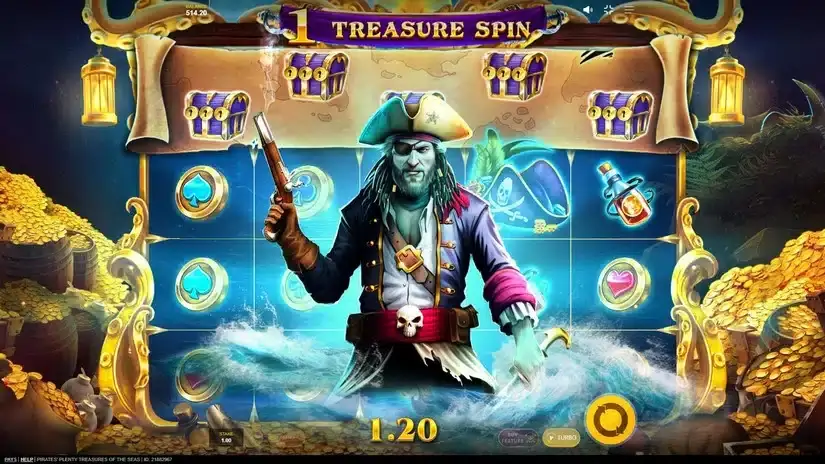 Pirates’ Plenty Treasures of the Seas slot screenshot 7