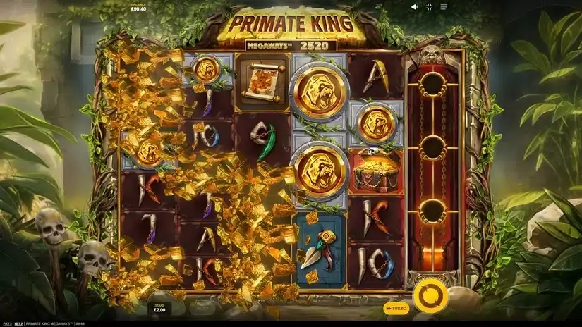 Primate King Megaways slot screenshot 4