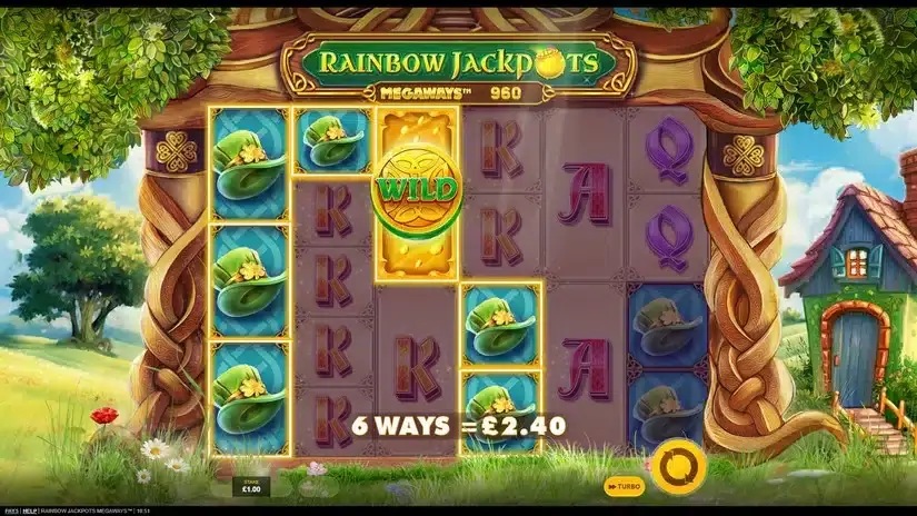 Rainbow Jackpots Megaways slot screenshot 2