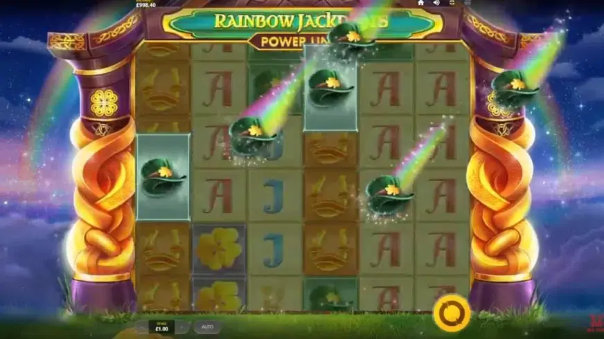 Rainbow Jackpots Power Lines slot screenshot 2