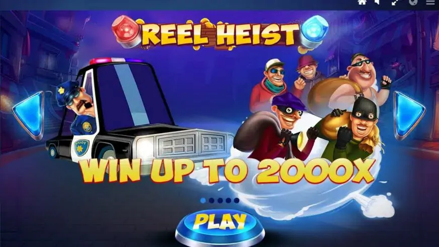 Reel Heist slot screenshot 2