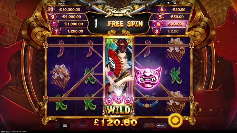 Sakura Masks slot screenshot 