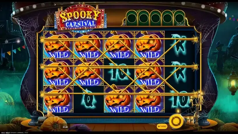 Spooky Carnival slot screenshot 3