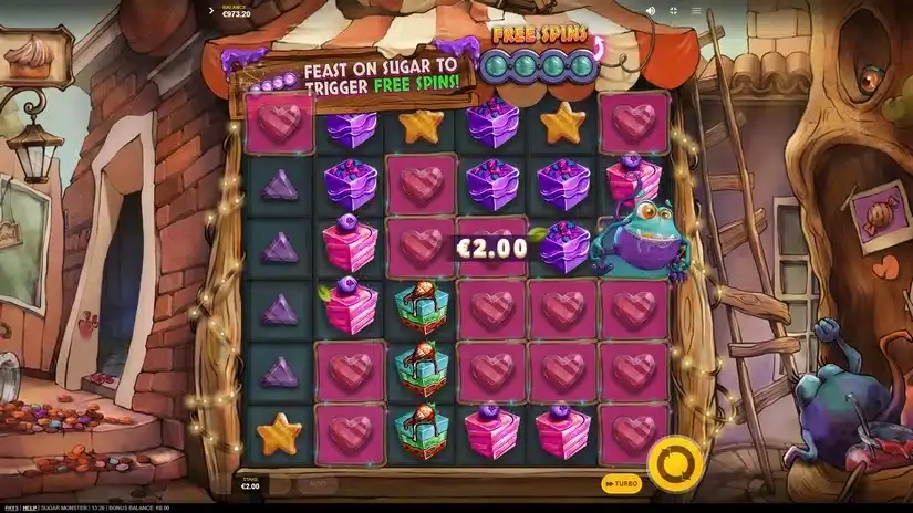 Sugar Monster slot screenshot 3