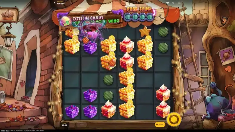 Sugar Monster slot screenshot 4