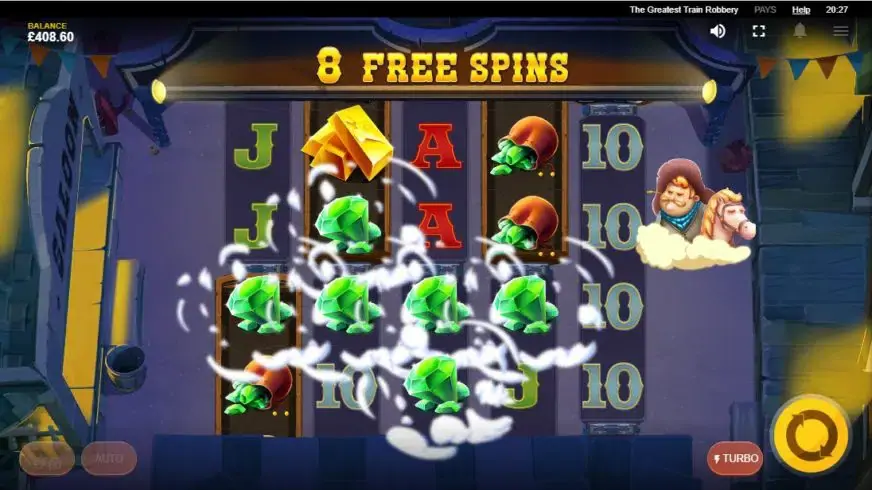 The Greatest Train Robbery slot screenshot 7