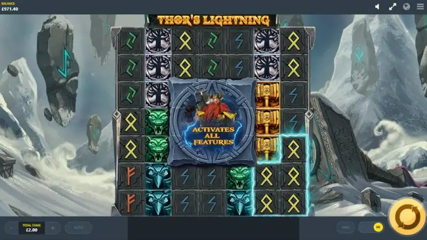 Thor’s Lightning slot screenshot 3