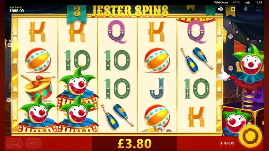 Wild Circus slot screenshot 5