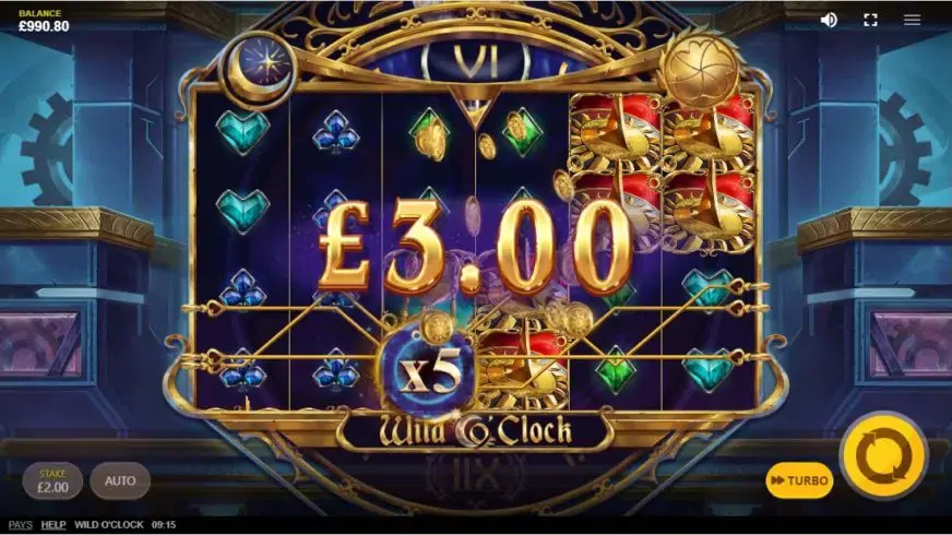 Wild O’Clock slot screenshot 3