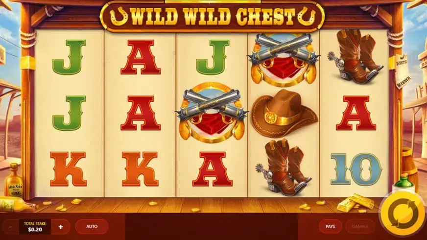Wild Wild Chest slot screenshot 1